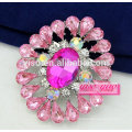 Accesorios de traje de boda broche de cristal de cristal de rhinestone